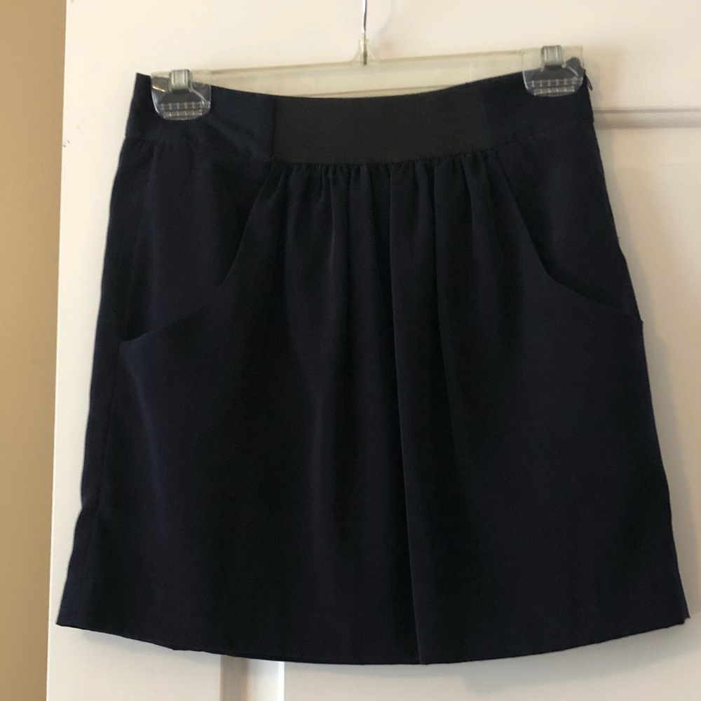 Zara Navy Mini Skirt in Size XS